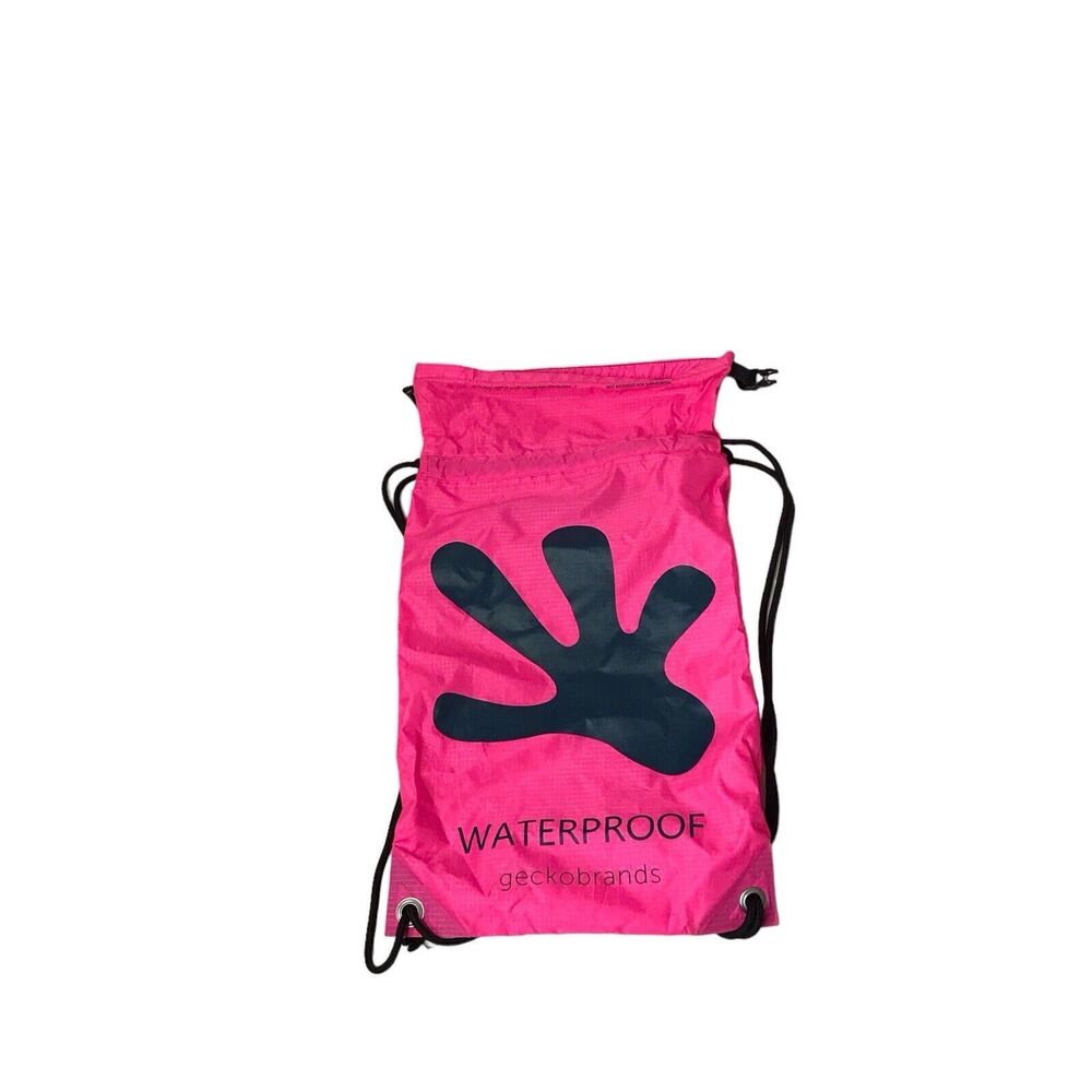 geckobrands Drawstring Waterproof Backpack Travel Dry‎ Bag Dry Sack